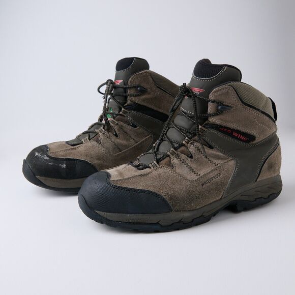 Red Wing TruHiker 3561 Men's Size 13D‎ Hiking Boots Brown Suede Waterproof Boots - Picture 2 of 14
